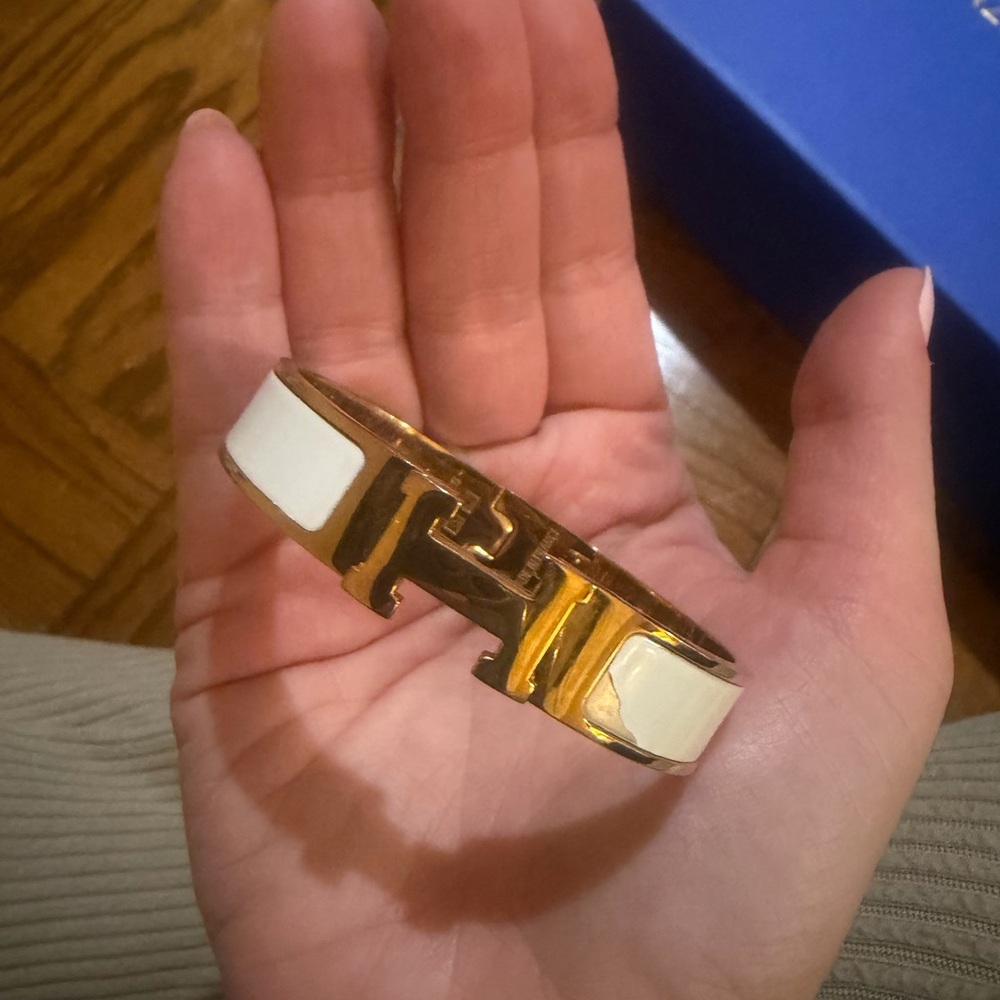 Gold Hinged Bracelet